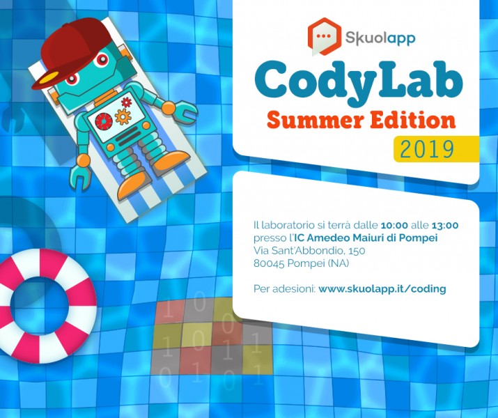 CodyLab Summer Edition 2019: il coding nelle scuole